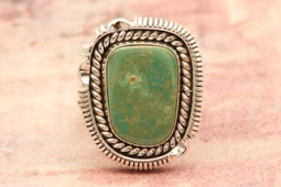 Genuine Royston Turquoise Ring by Navajo Artist Artie Yellowhorse